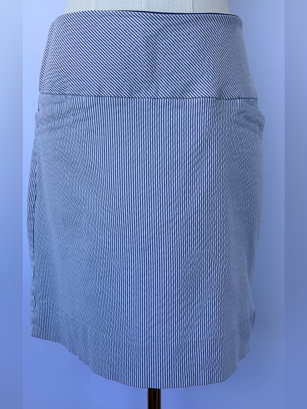 S.C. & Co. Women’s Stretch Double Wraparound Skort Striped Size Medium